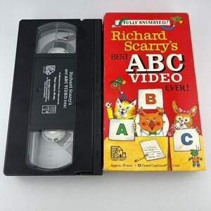 Richard Scarry's Best ABC Video Ever VHS 1989 Random House Kids Educational